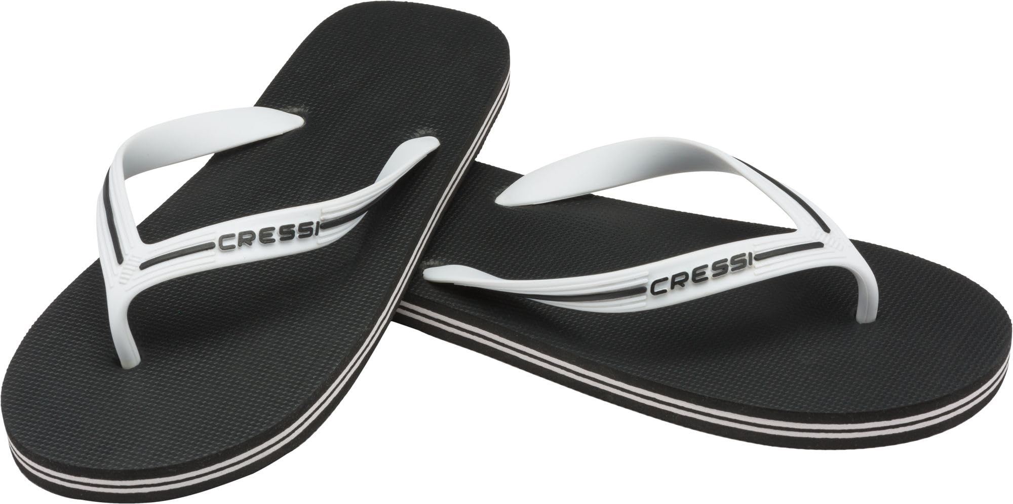 Cressi Bahamas Flip Flop - Black, 3/4