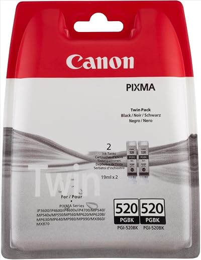 Canon PGI-35 Black Ink Cartridge Twin Pack 2x Black