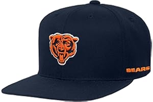 OUTERSTUFF NFL Kids Youth Boys 8-20 Team Color Core Embroidered Primary Logo Adjustable Snapback Hat One Size Fits All