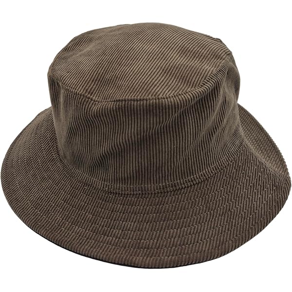 Corduroy Bucket Hat, Lightweight Packable Unisex Streetwear Beige Corduroy Bucket Sun Hat: Packable Cotton Beach Hat - Etsy main image 3