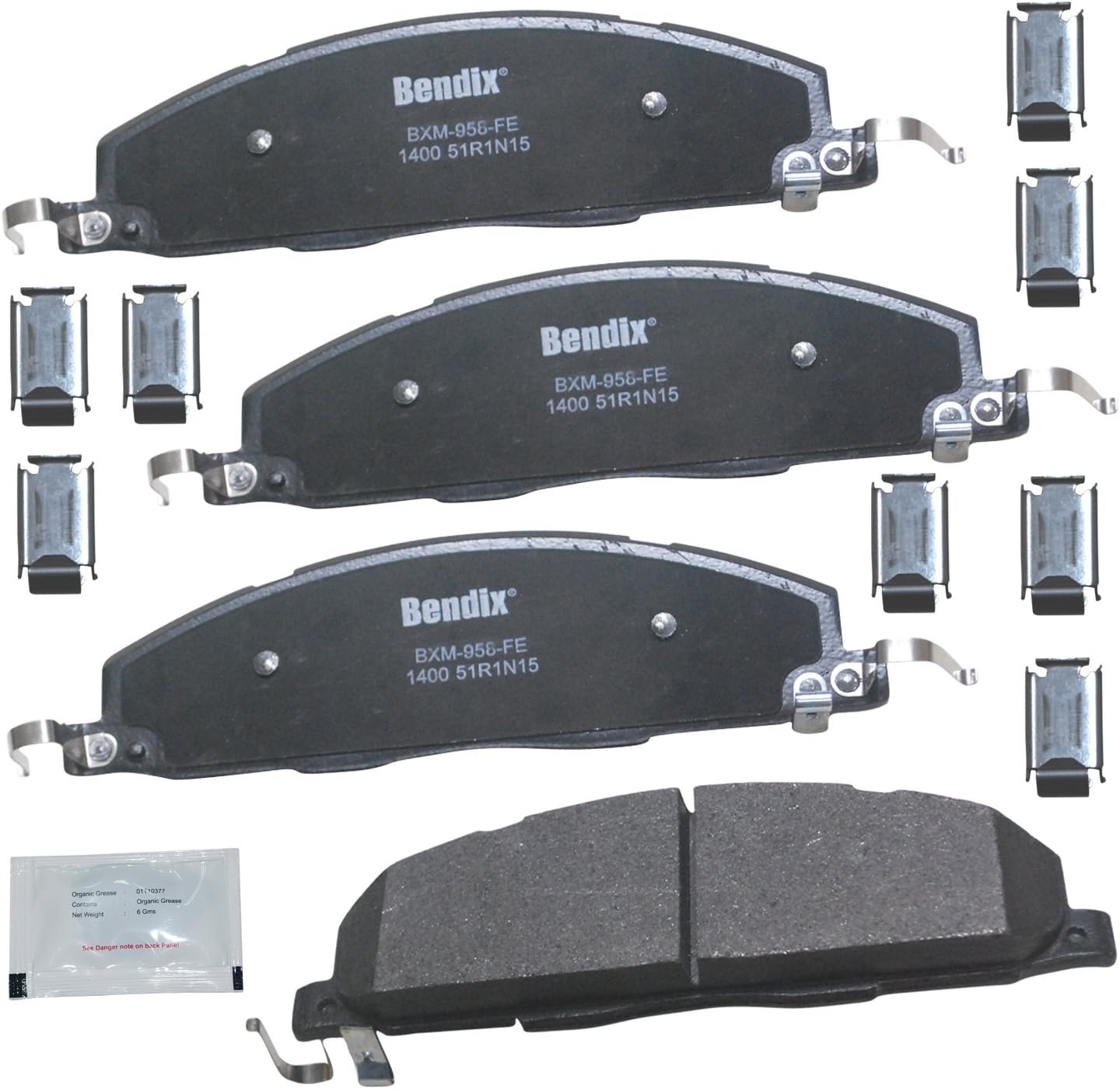 Brake Pads Automotive Bendix Premium Copper Free CFM1399 Premium Copper