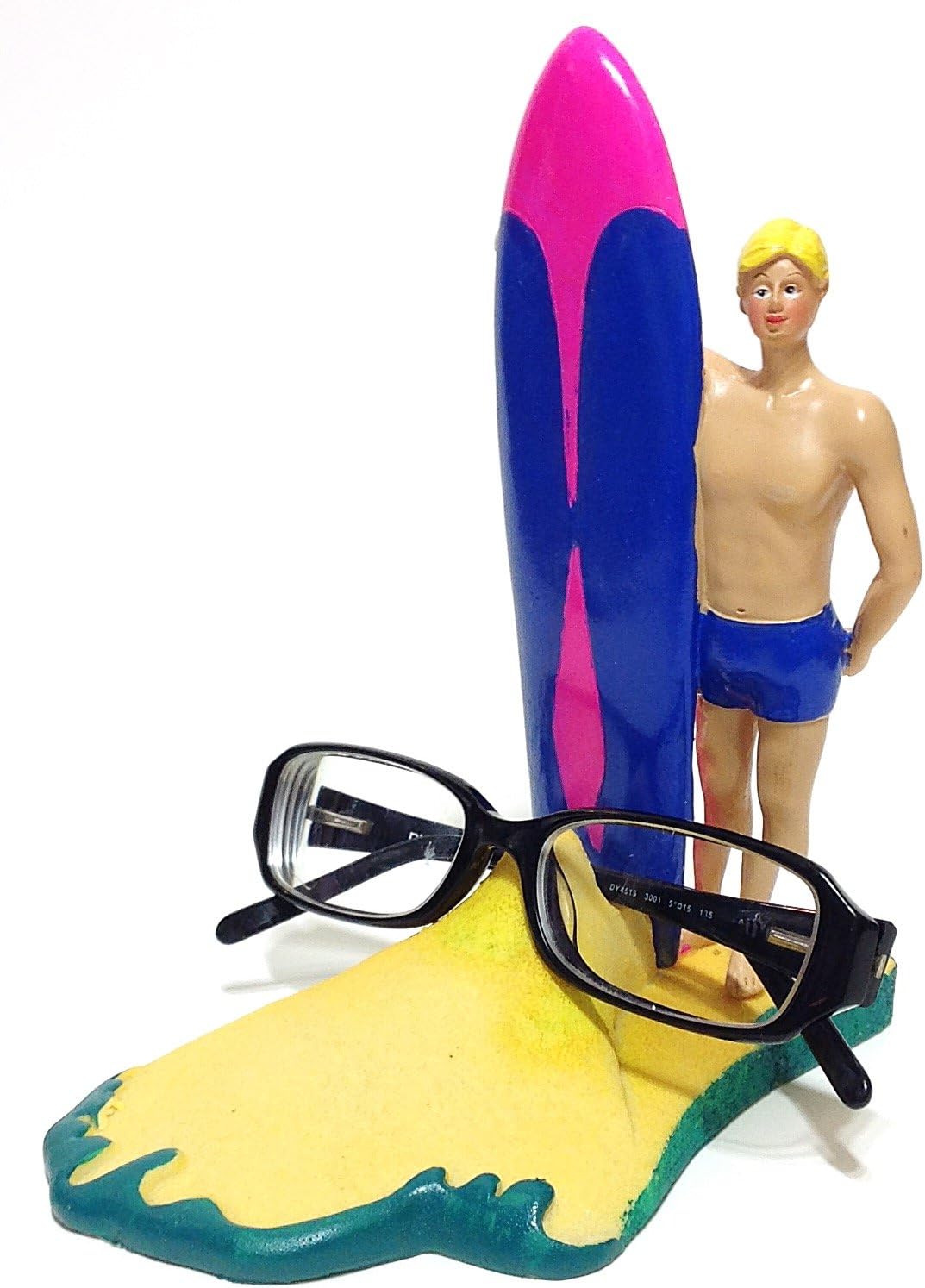 Surfer Boy Novelty Gift Eyeglass Holder Stand (LCK) Health