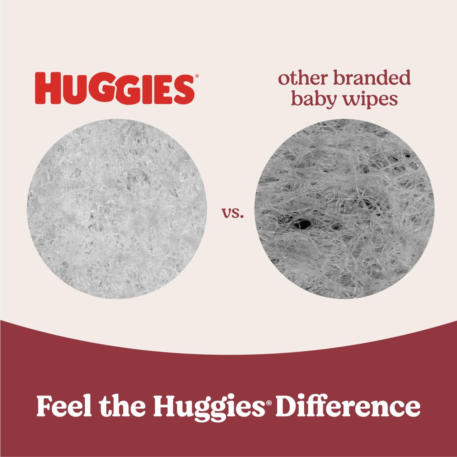 Huggies Calm Baby Wipes, Unscented, Hypoallergenic, 10 Push Button Packs (560 Wipes Total)