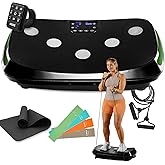 Lifepro Rumblex 4D Vibration Plate Exercise Machine with Triple Motor Oscillation, Linear, and Pulsation – Advanced 4D Vibrat
