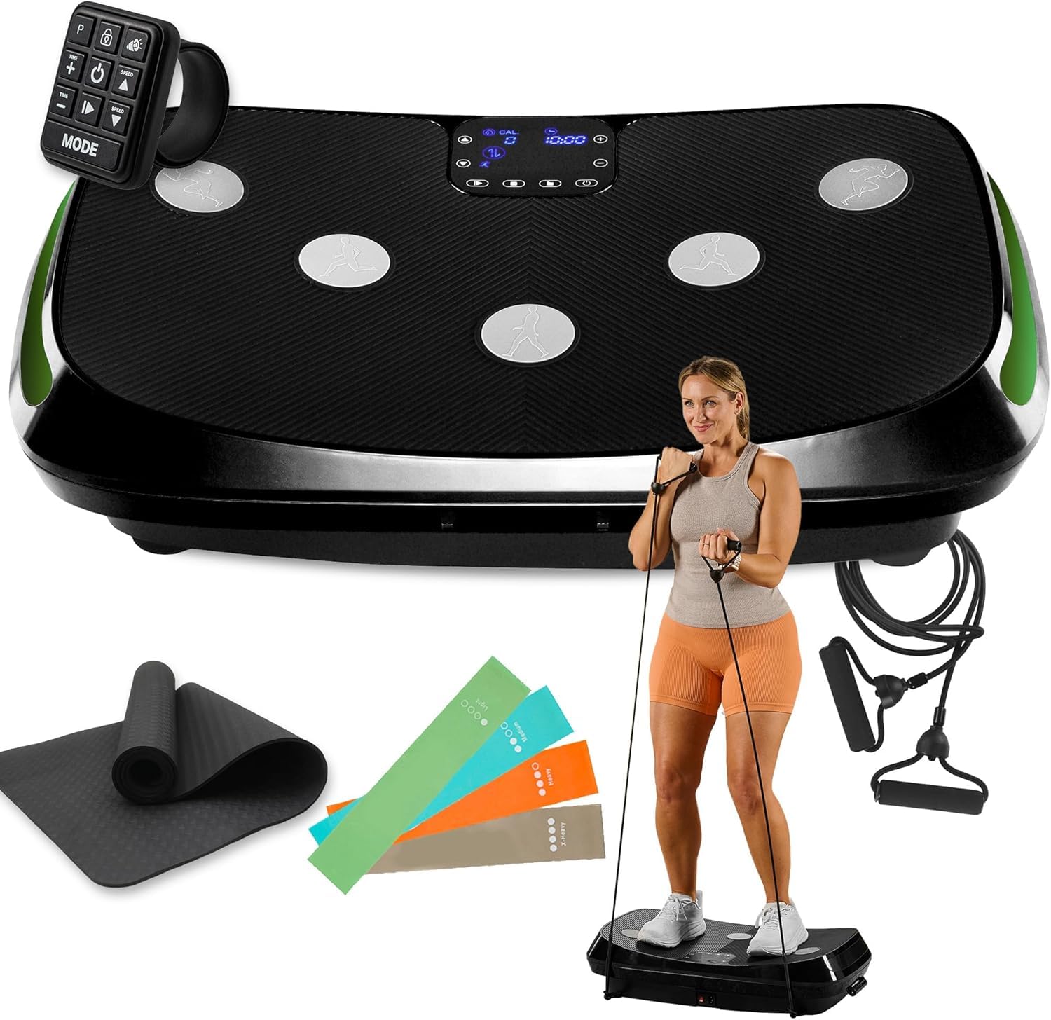 Lifepro Rumblex 4D Vibration Plate Exercise Machine with Triple Motor ...
