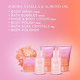 Baylis & Harding Jojoba Vanilla & Almond Oil Luxury Pamper Gift Set 100ml x2 view 3