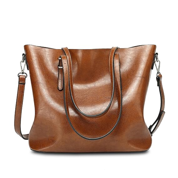 SIFINI Frauen Handtaschen Mode Handtaschen Einfache PU Leder Schultertasche Messenger Tote Bags