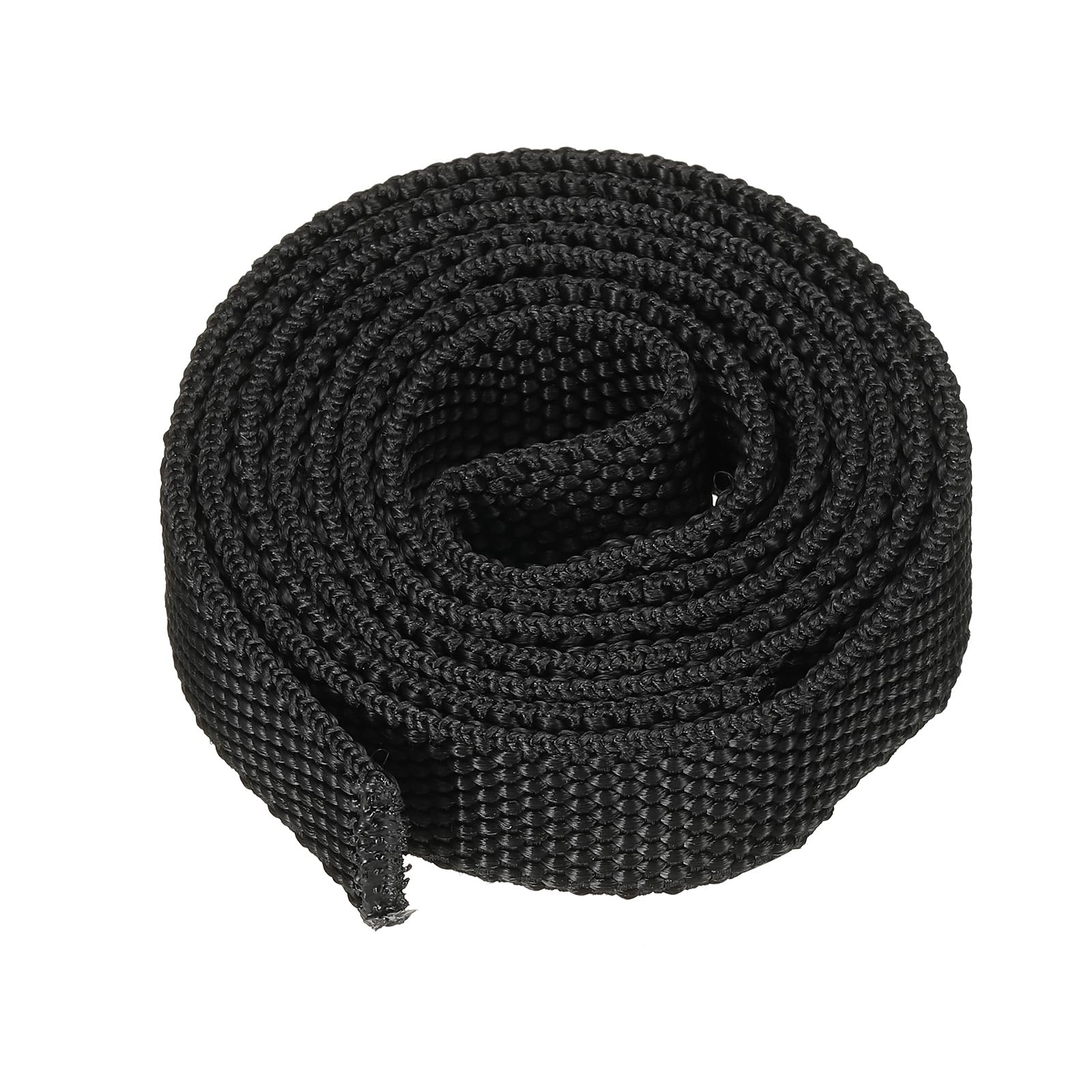 PATIKIL 0.4" Dia 3.3FT Nylon Protective Hose Sleeve, Cable Cover Sheath Protection for Welding Tig Torch Hydraulic Hose, Black