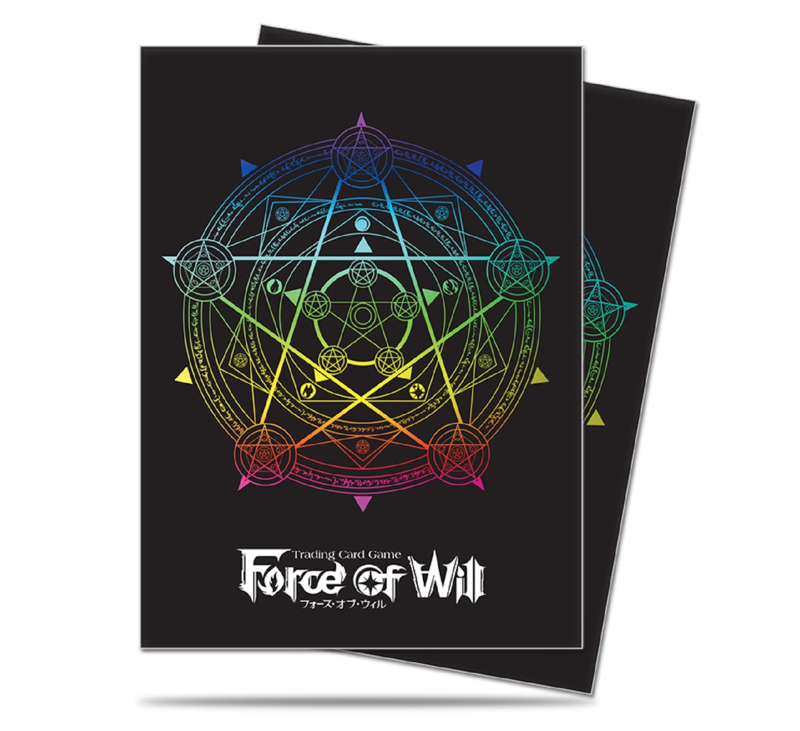 Force of Will "Magic Circle" Deck Protector Sleeves (65 ct.) for Magic, Pokemon, Force of Will, Dragon Ball Super