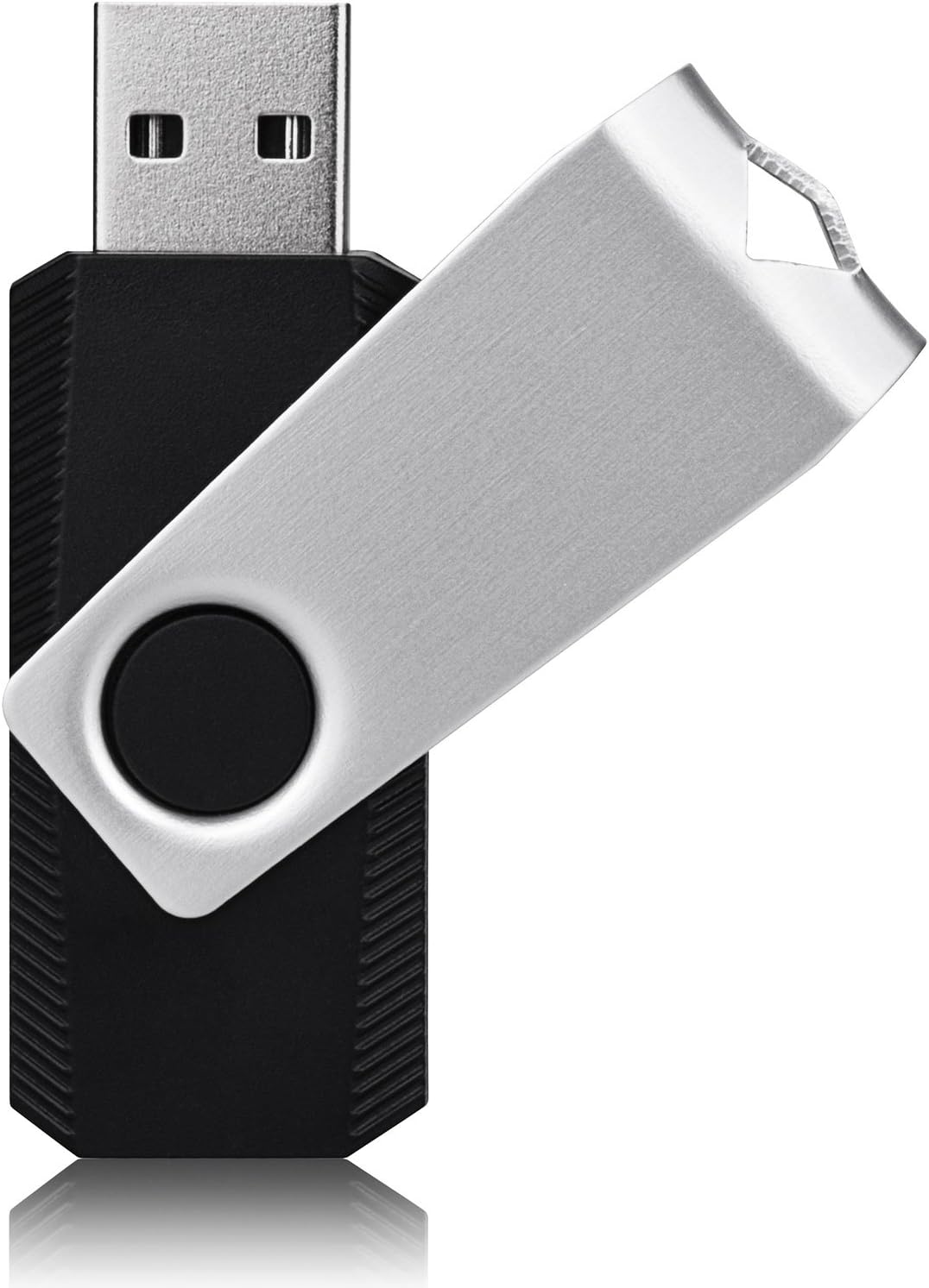 KEXIN 32GB USB Flash Drive USB 2.0 Memory Stick Thumb Drive Swivel Zip Drive, Black