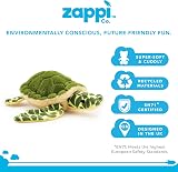 Zappi Co Ultra Soft Turtle Plush Toy 33cm Recycled Materials Newborn Gift view 3