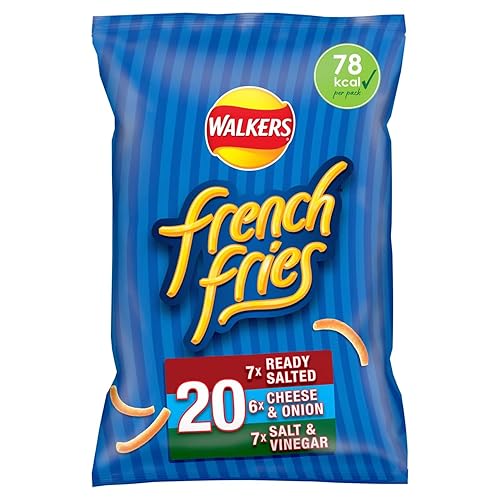 Walkers French Fries Flavour Crispy Potato Snacks 20 x 18g