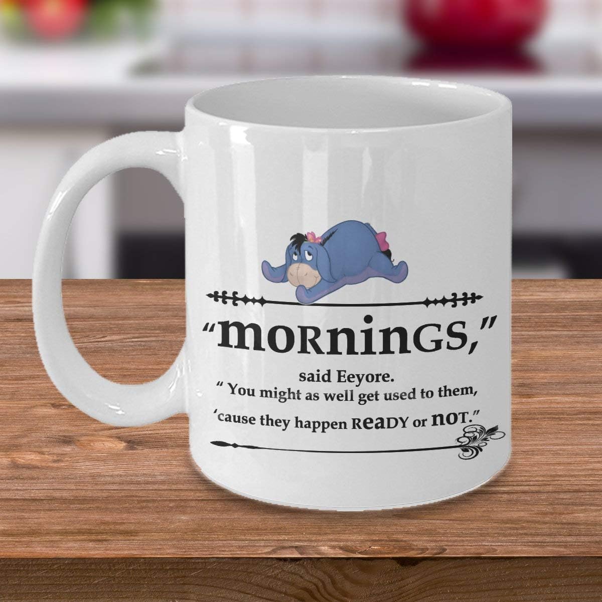 Eeyore "Mornings" Coffee Mug from Winnie The Pooh, Best