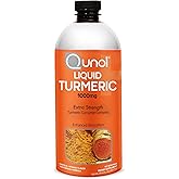 Qunol Liquid Turmeric Curcumin with Black Pepper 1000 Milligram, Supports Healthy Inflammation Response and Joint Support, Dietary Supplement, Extra Strength, 60 Servings, 30.4 fl oz (pack of 1)