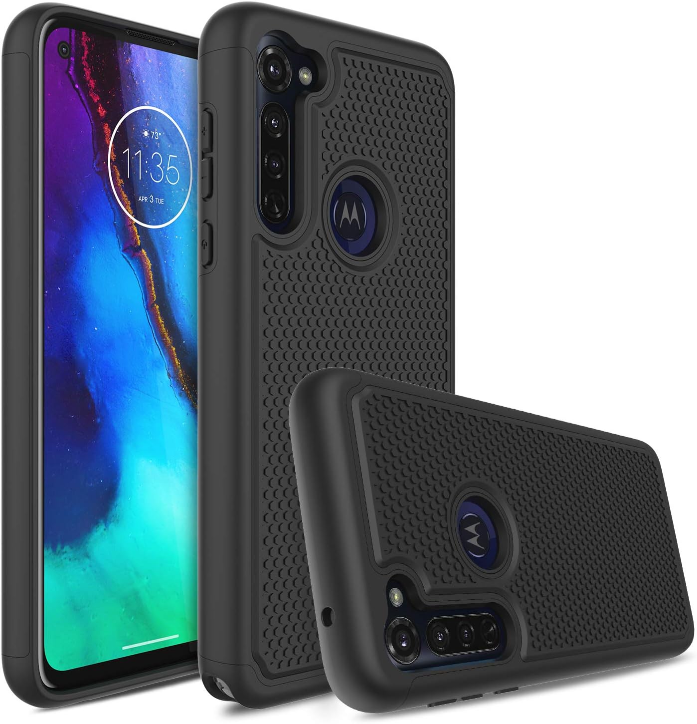 Elegante elección para Moto G Stylus funda, Motorola G, híbrida de