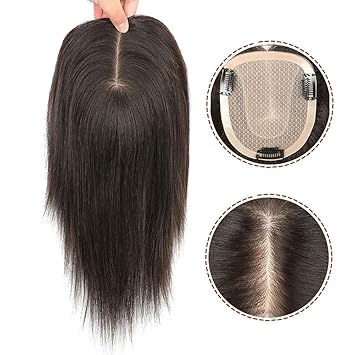 Amazon Com Remeehi Remy Human Hair Straight Hairpiece Clip In