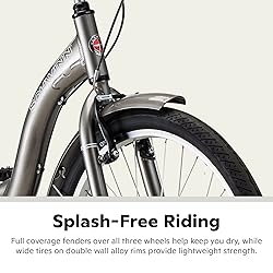 Schwinn Meridian Adult Tricycle Bike, Mens and