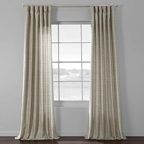 Buy Hpd Half Price Drapes Sskr 71814 108 Faux Raw Silk Curtain 50