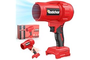 Rozlchar Cordless Leaf Blower Compatible for Milwaukee 18V Batteries(No Battery), Variable Speed Handheld Turbo Blower with Brushless Motor, Portable Dust/Snow Cleaner for Lawn, Patio