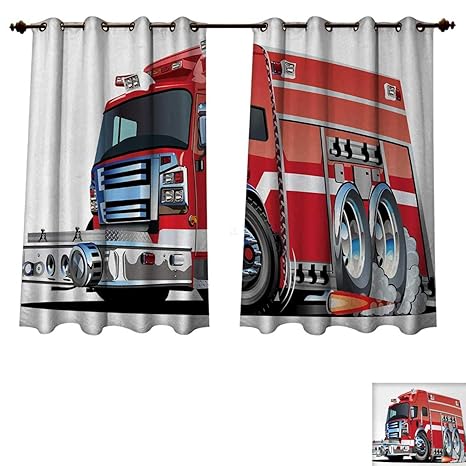 Amazon Com Anzhouqux Cars Bedroom Thermal Blackout Curtains