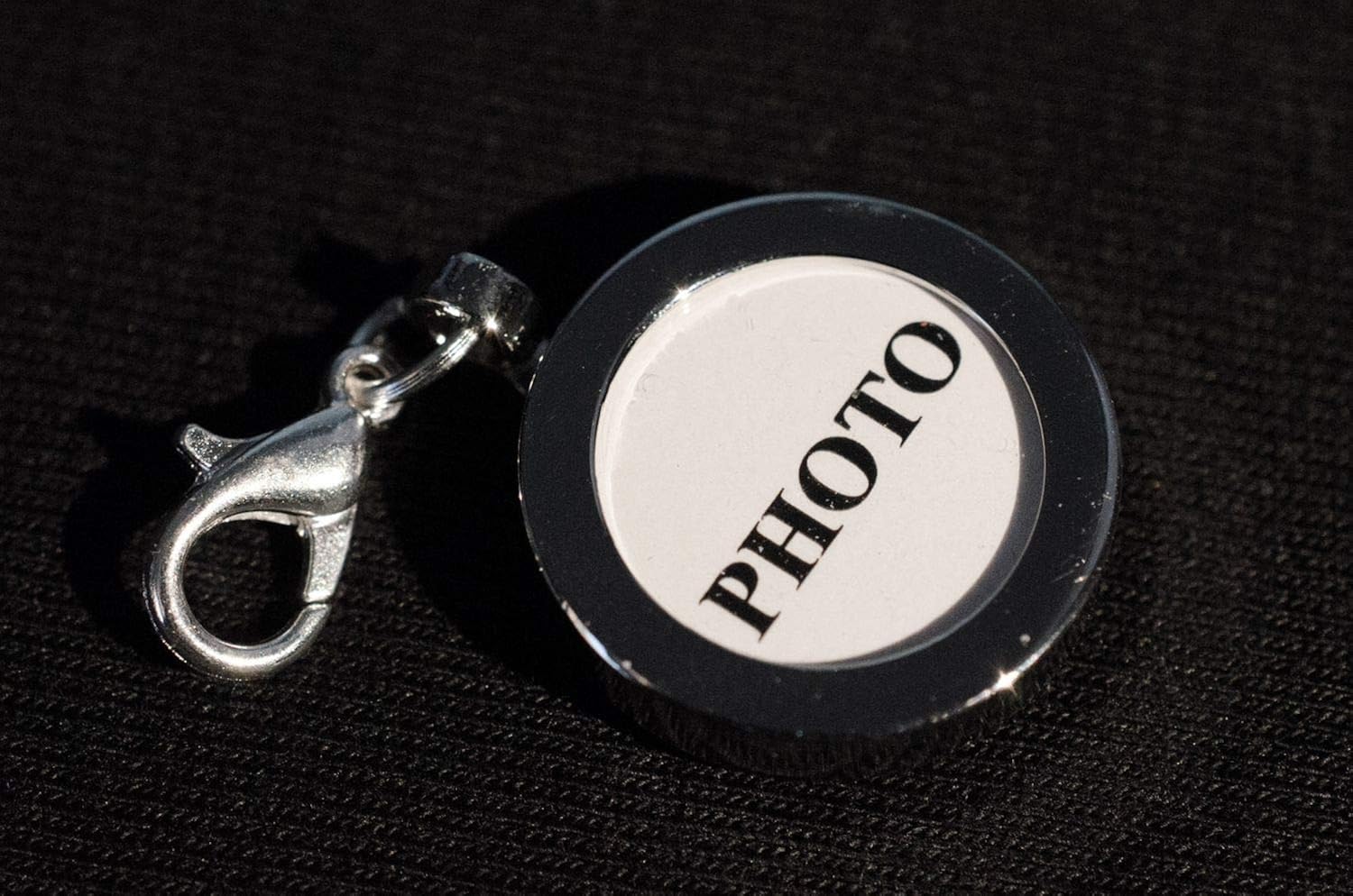 Miniblings Photo Charm Pendant Bracelet Wristlet Image Personalized DIY Silver Plated, 18mm - Image 4
