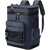 Hulongo Large Waterproof Insulated Cooler Backpack, 48Cans, 30L | Men &amp; Women, Leakproof, for Camping, Beach, Fishing, Picnic, Travel, Outdoor