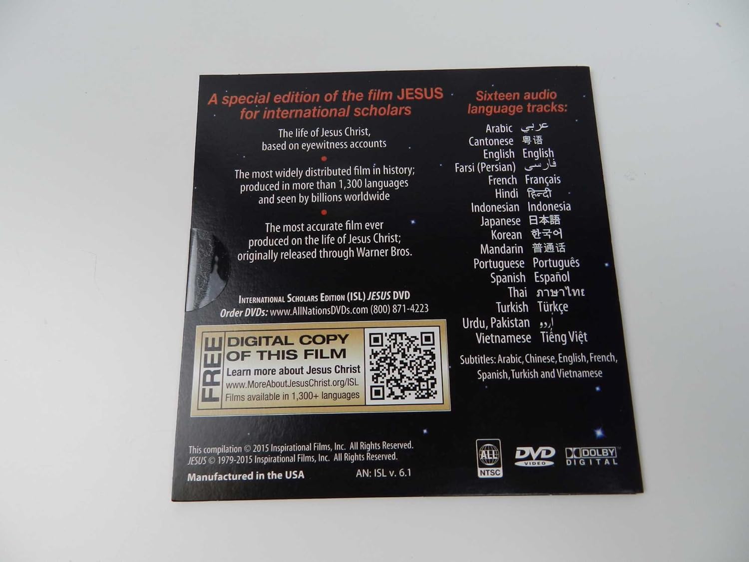 Amazon Com The Jesus Film Special Edition Multi Language Dvd For International Scholars Arabic Cantonese English Farsi Persian French Hindi Indonesian And Many More Audio Options Dvd Region 0 Ntsc Brian Deacon Rivka Amazon Com The Jesus Film Special Edition Multi Language Dvd For International Scholars Arabic Cantonese English Farsi Persian French Hindi Indonesian And Many More Audio Options Dvd Region 0 Ntsc Brian Deacon Rivka