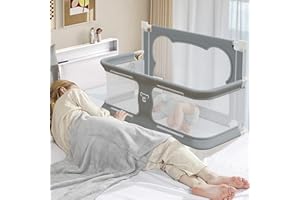 JWPEHOE 3 in 1 Baby Bassinet Bedside Sleeper Portable Crib, Foldable Bed Rail for Toddlers, Co-Sleeping Baby Bed, Playpen, Suitable for Twin, Full, King & Queen Size Bed