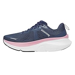 Saucony Women's Guide 18 Sneaker, Navy/Orchid, 6.5