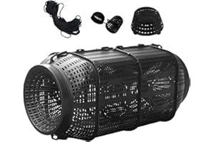 Fish Traps for Fishing - Portable Crayfish Trap | Catch Tool, Crab Cage for Saltwater Freshwater Lake Pond EEL Shrimp Turtle 