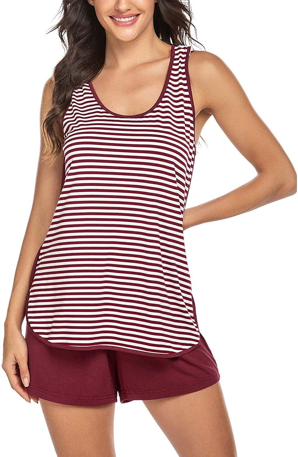 Huante Women Maternity Pajamas Set Nursing Breastfeeding Pajamas Set