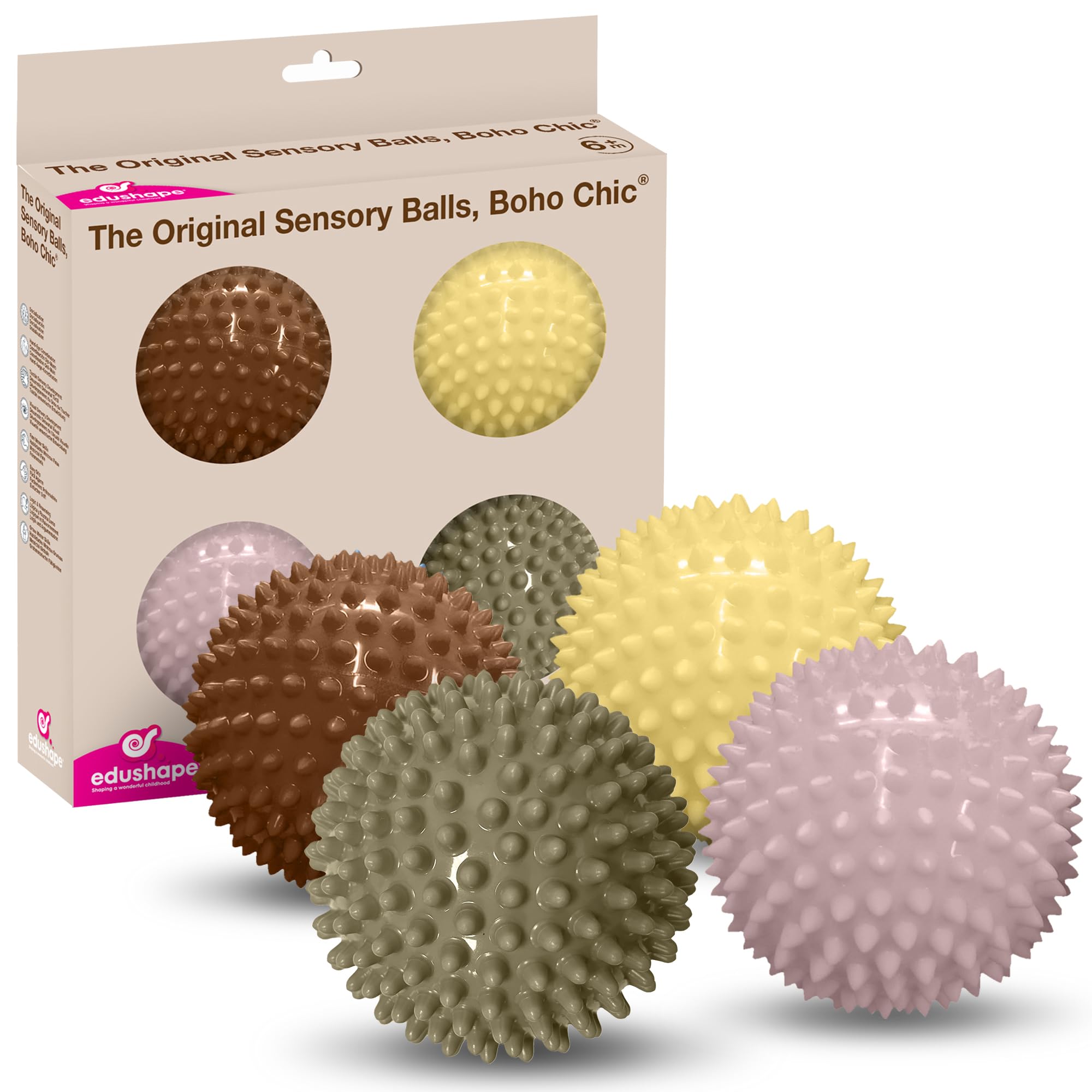 Edushape Sensory Balls Boho Chic - 10cm
