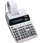 Canon P170DH3 12-Digit Desktop Printing Calculator, White