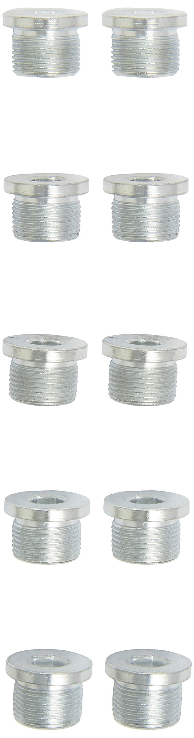 Oil Drain Plug, Hexagon Socket 10 mm, M22 x 1.5 x 13.5 mm, Pack of 10