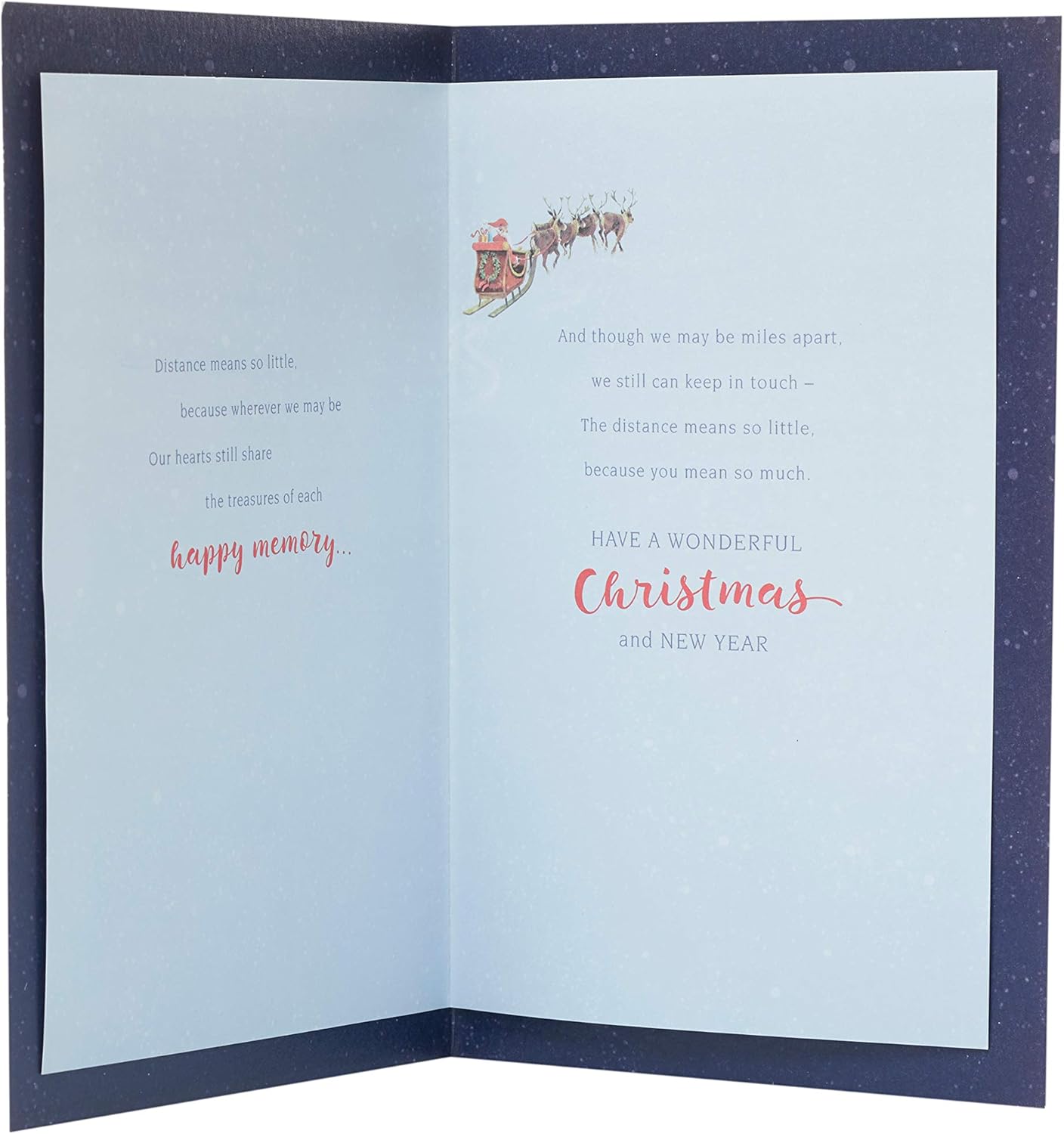 Christmas Card - Christmas Card With Santa - Christmas Card For Someone Far Away - Father Christmas Greetings Card - Image 3