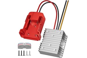 RVBOATPAT 18V to 12V Step Down Converter Power Wheel Battery Adapter DC 12V 20A 240W Inverter Automatic Buck Converter DC Vol