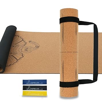 Amazon.com: Limerence - Esterilla de yoga de corcho de alta ...