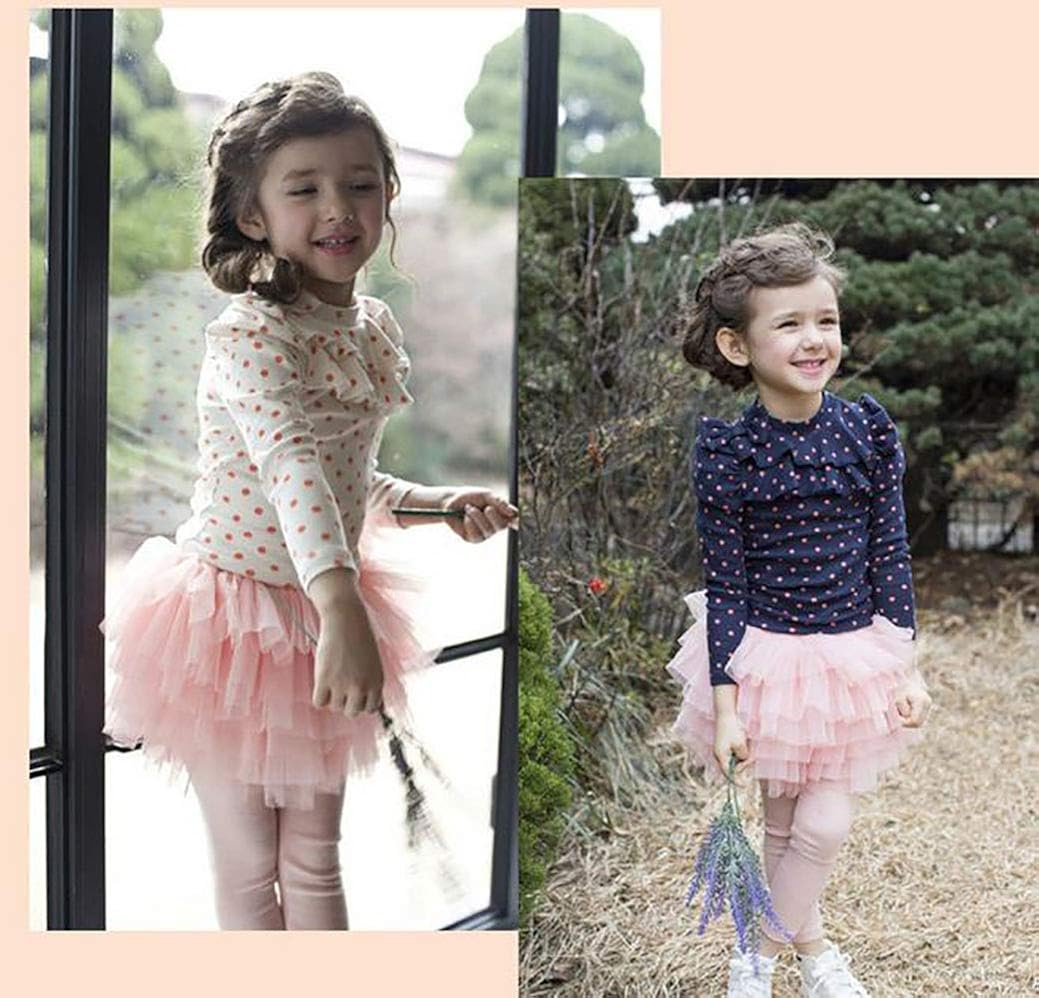 Baby Toddler Girls' Tutu Leggings Tulle Ruffle Skirted Pants 2-6T: Clothing