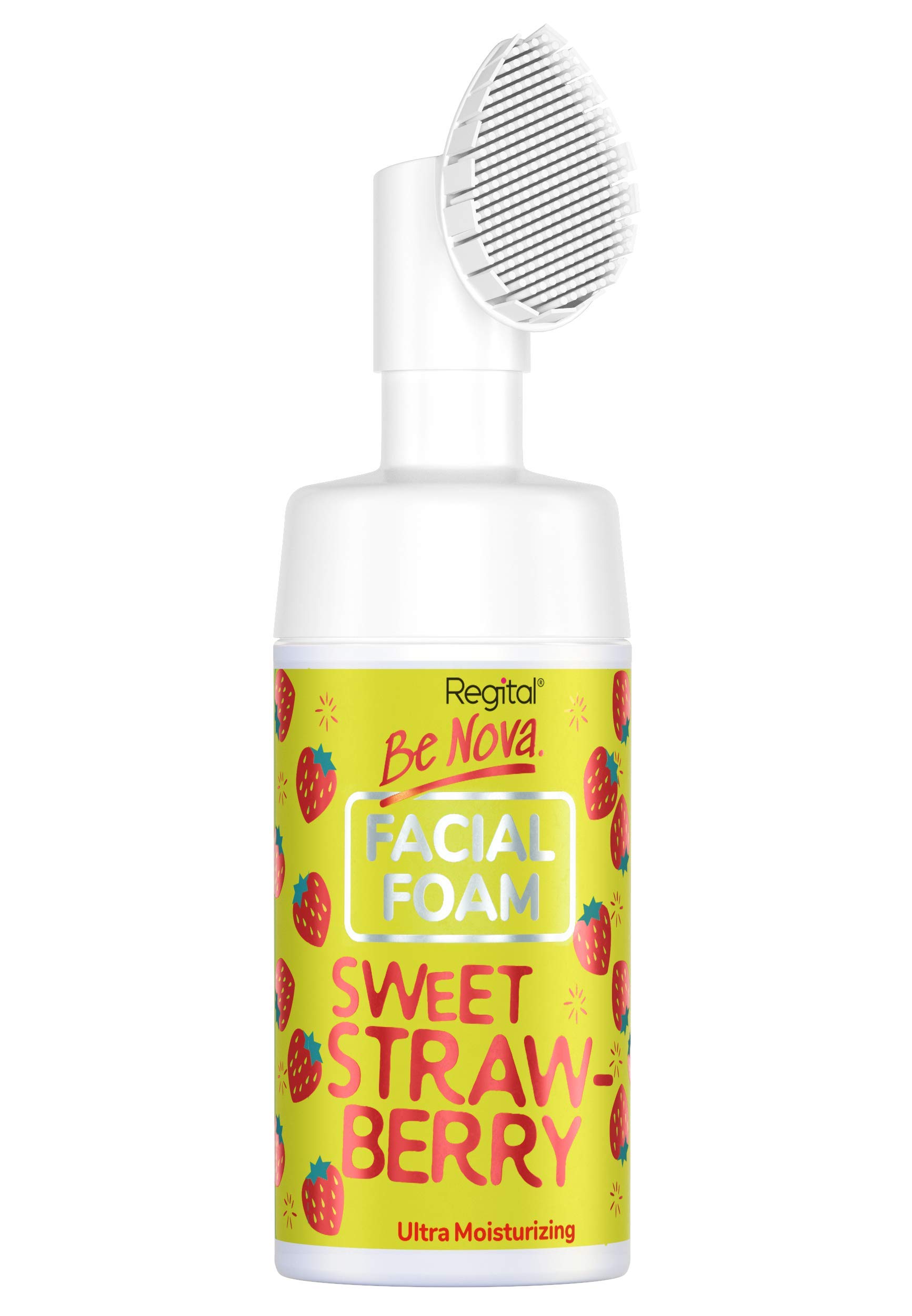 Regital Facial Cleansing Foam with Hyaluronic Acid and Urea Strawberry Fragrance 100ml