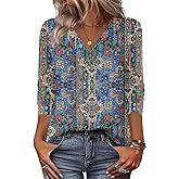 Zeagoo Women Long Sleeve Tops Dressy Casual V Neck Tshirts Basics Tee 2025 Fall Trendy Clothes S-2XL