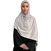 MiaoChoice Premium Stretch Cotton Gradient Scarf for Women, Soft Jersey Wrap Shawl, Lightweight Ombre Hijab for Everyday Wear