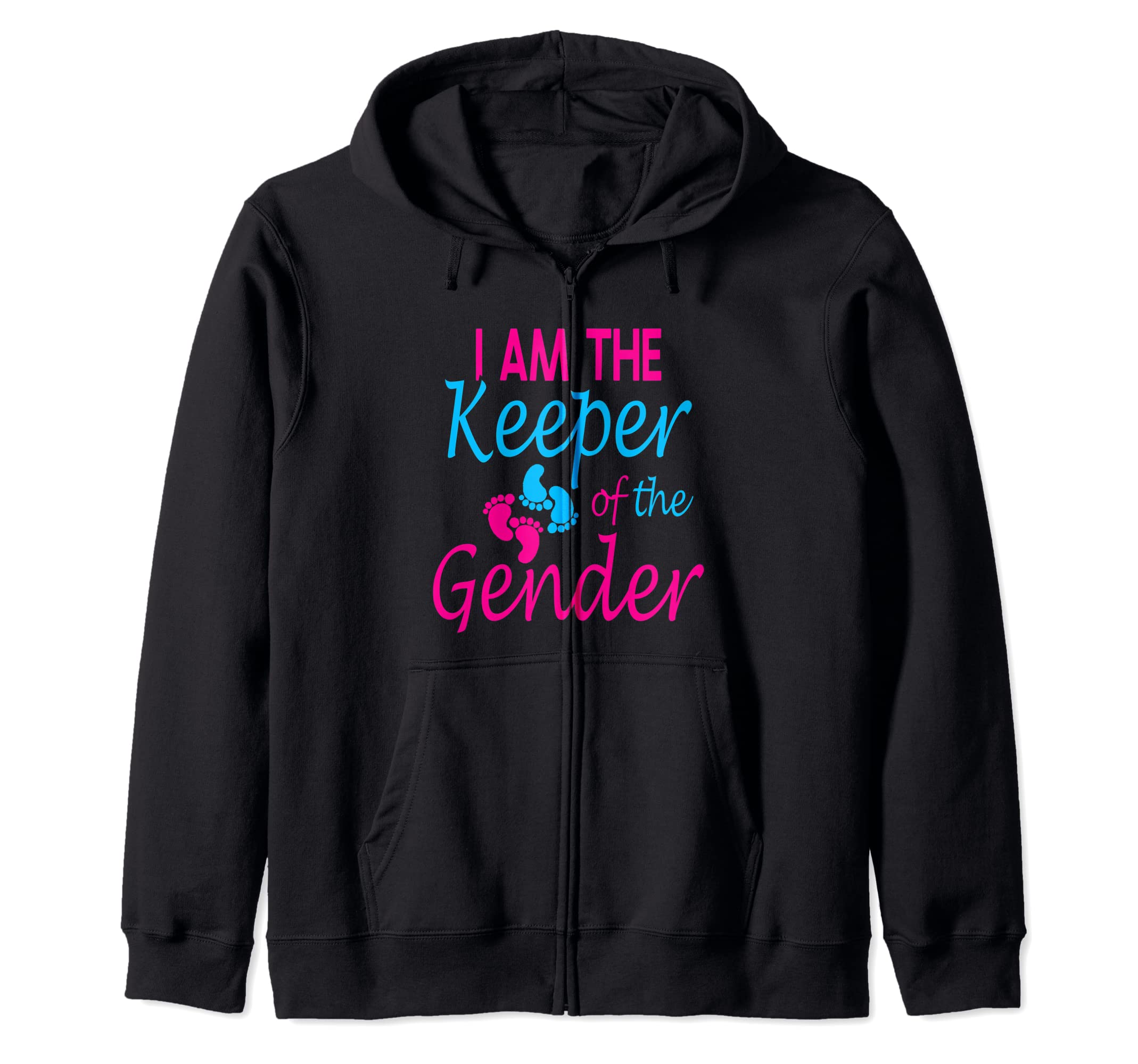 I am the keeper of the gender reveal party Idea for mama Zip Hoodie