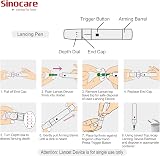 Sinocare Safe Accu Blood Glucose Monitor Kit with Strips Case UK mmol/L view 9