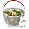 Original Salbree Steamer Basket for 6 qt quart Instant Pot Accessories, Stainless Steel Strainer and Insert fits IP Insta Pot