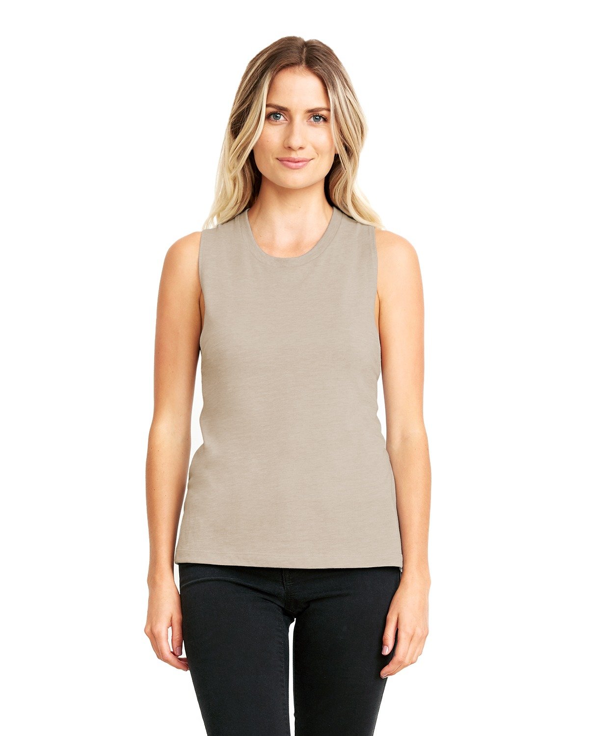 Next Level Women's Festival Tank - Ash, L