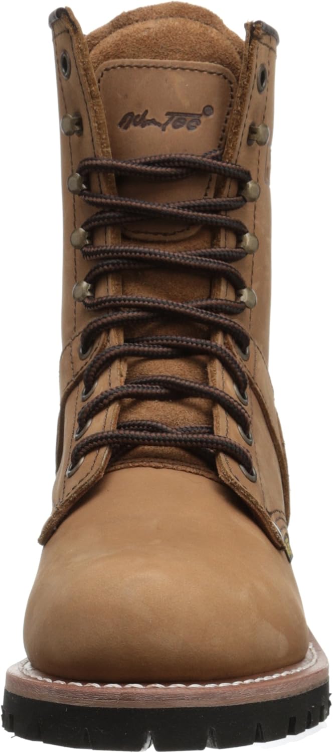 Ad Tec Women's 9" Logger Brown-W Boot: Shoes