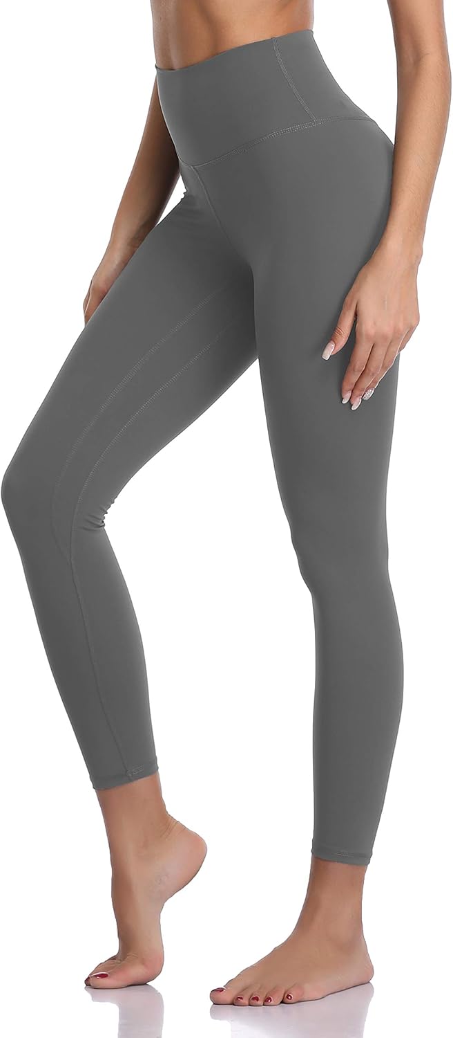 Colorfulkoala Women's Buttery Soft High Waisted Yoga Pants 7/8 Length Leggings: Clothing