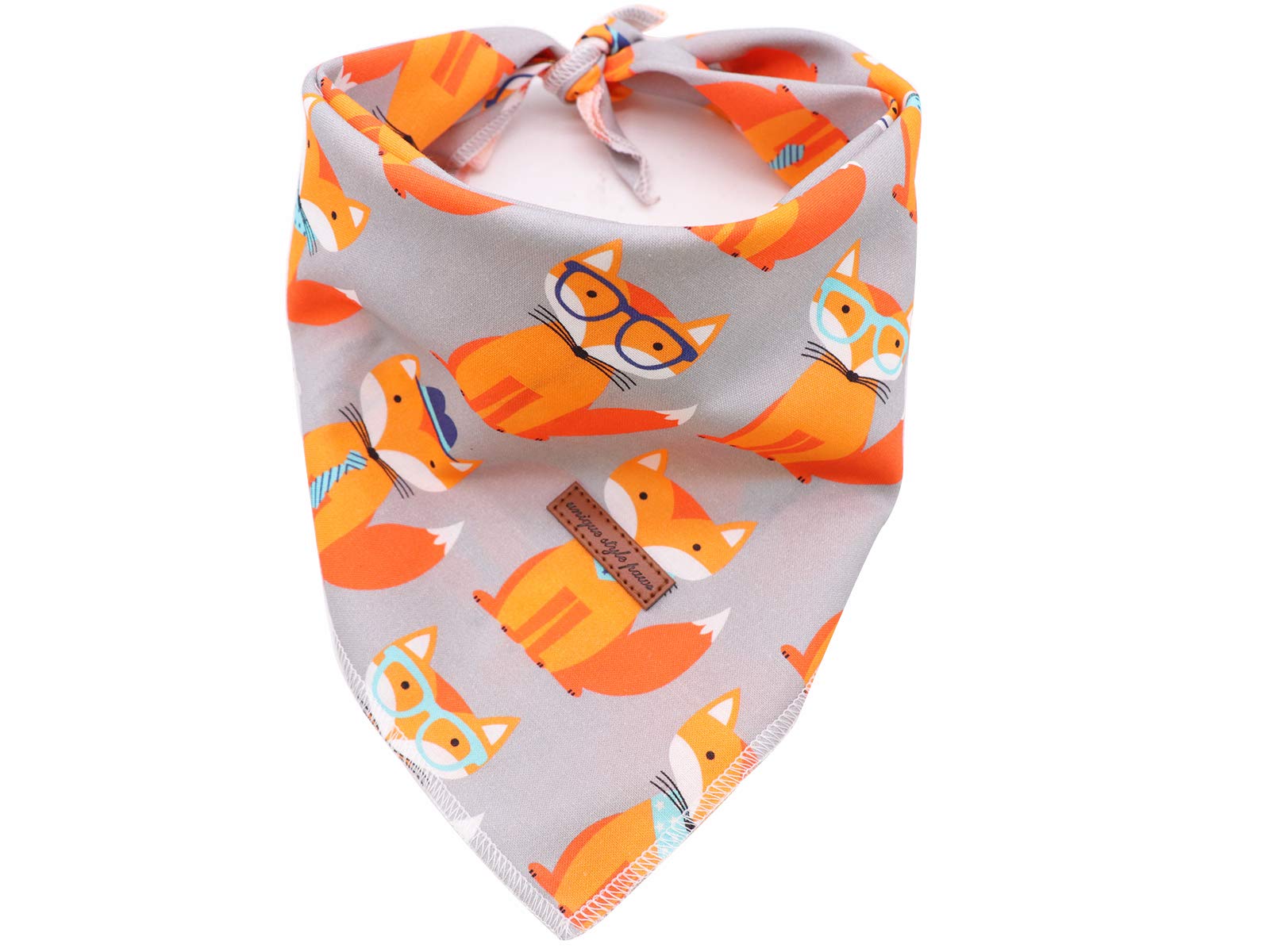 Unique Style Paws Dog Bandana Square Dog Scarf Dog Kerchief, Cotton Bibs Sarf for Small Medium Large Dogs Adjustable Dog Bandanas鈥?,X00175XFH5"