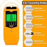 WOVTE 5 in 1 Stud Finder Wall Scanner with LCD Display Battery Included view 3