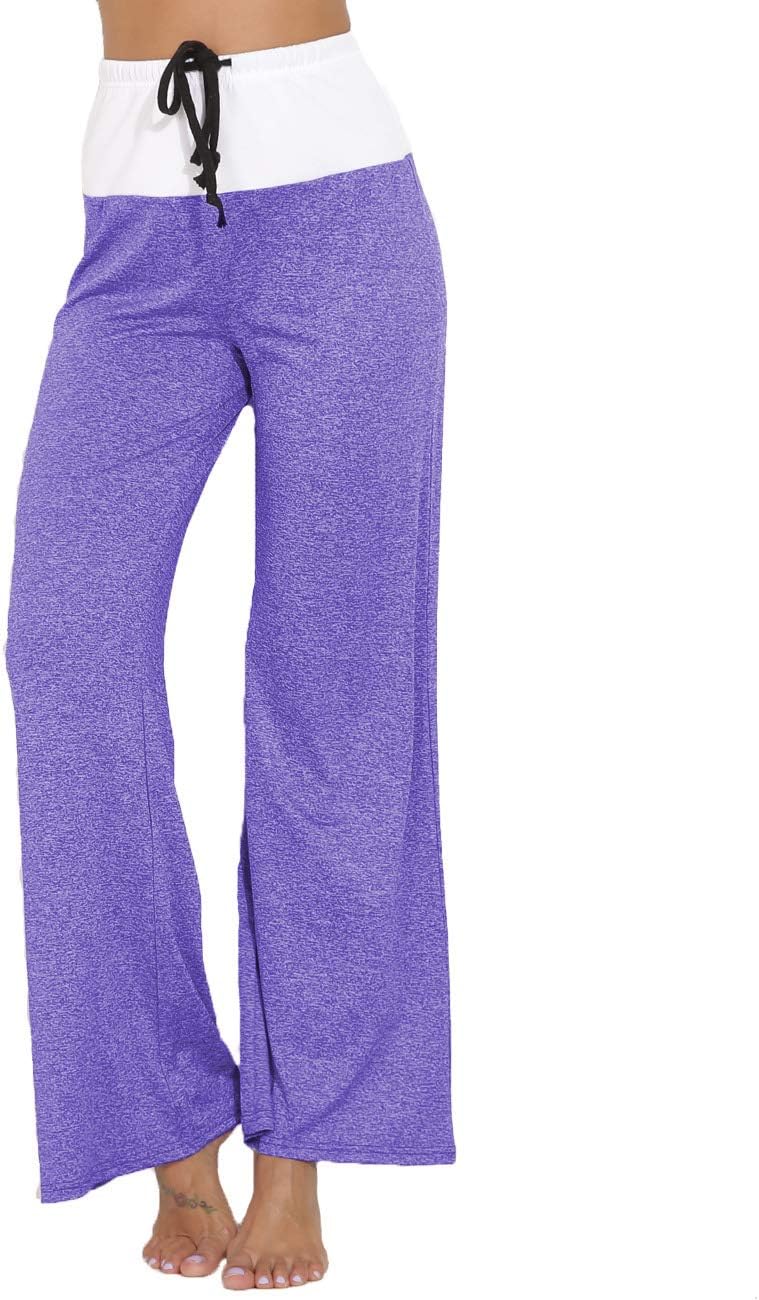 Women Yoga Pants Ladies Running Trousers Straight Leg Pants with Drawstring for Pilates Workout Gym Joggers Lounge